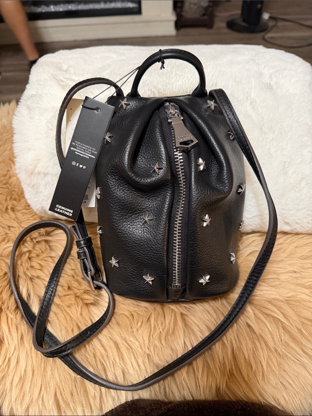 Aimee Kestenber Tabitha Mini Crossbody Starfish Backpack NWT